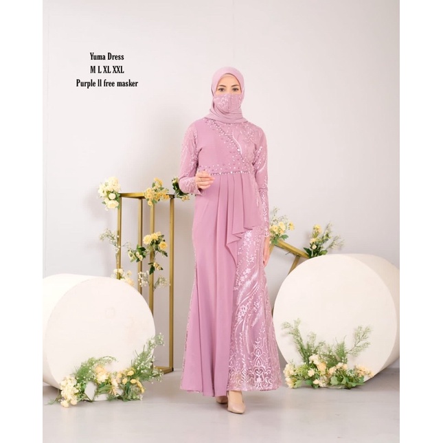 YUMNA DRESS // GAMIS PESTA // GAMIS TERBARU // GAMIS MODERN // GAMIS KONDANGAN // KEBAYA MODERN // KEBAYA GAMIS