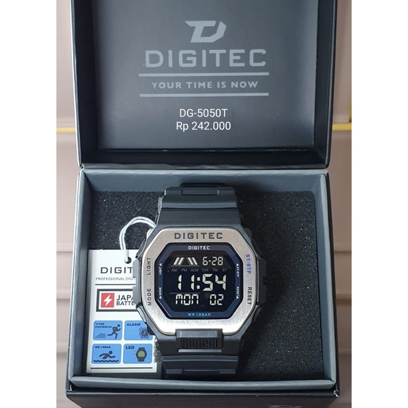 Jam Tangan Pria Digital Digitec Original DG-5050T Tahan Air Garansi Resmi Digitec Gratis Ongkir COD