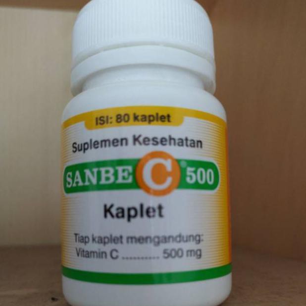 SANBE C 500 BOTOL ISI 80 vitamin c 500 mg meningkatkan imun tubuh ISI 80 YAA GUYS BERKUALITAS]]