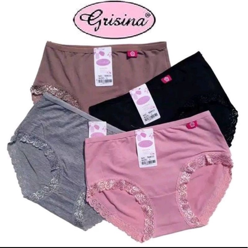 4 pcs celana dalam wanita import/CD perempuan renda