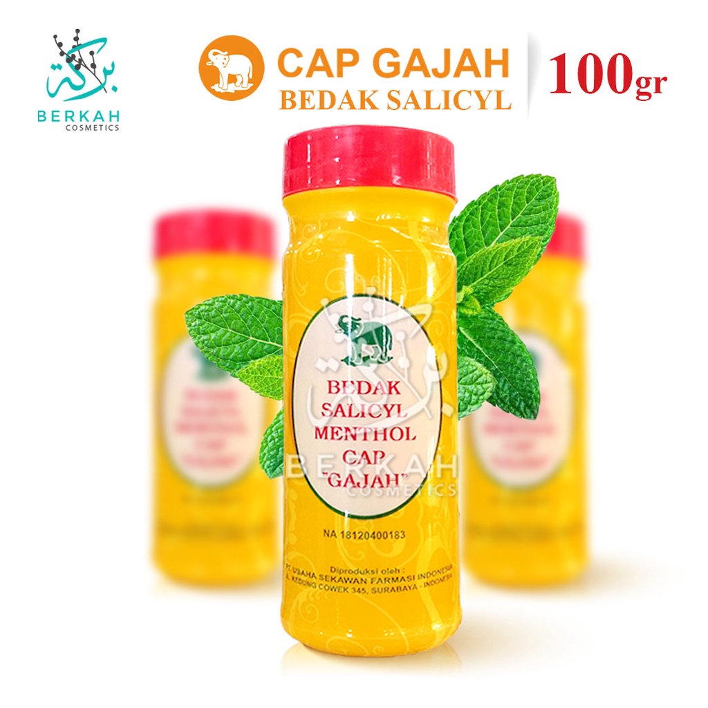 Bedak Gatal Salicyl Menthol Cap Gajah 100gr