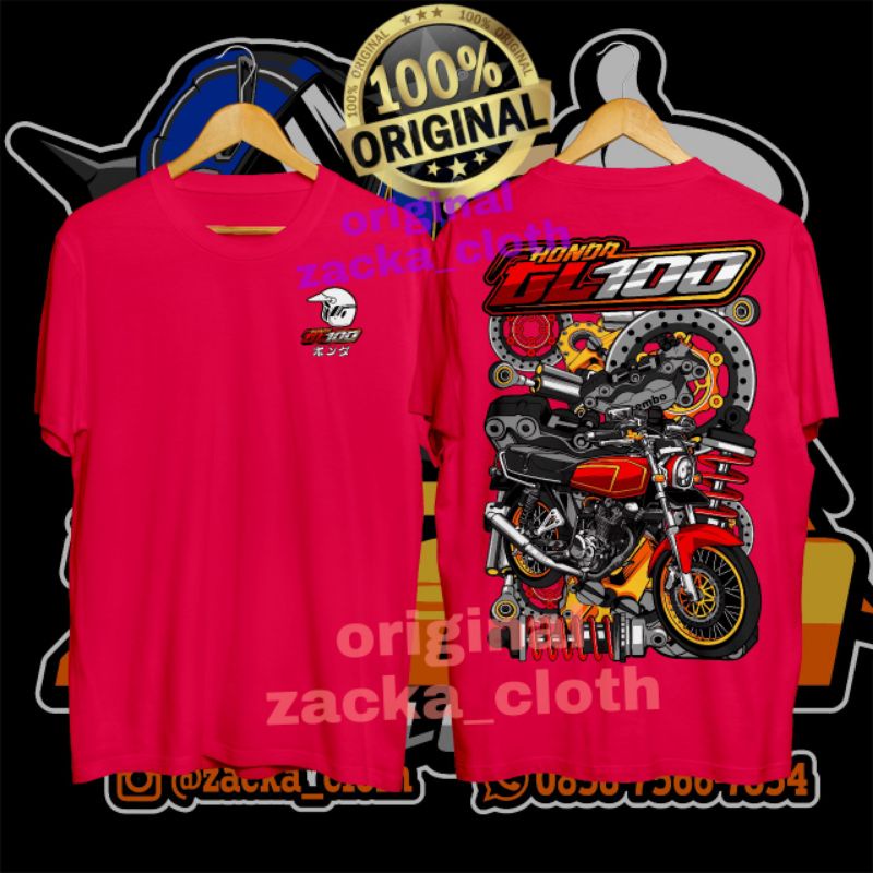 Jual Kaos Gl100 Kaos Motor Glcepek Modifikasi Motor Gl100 Kaos Motor