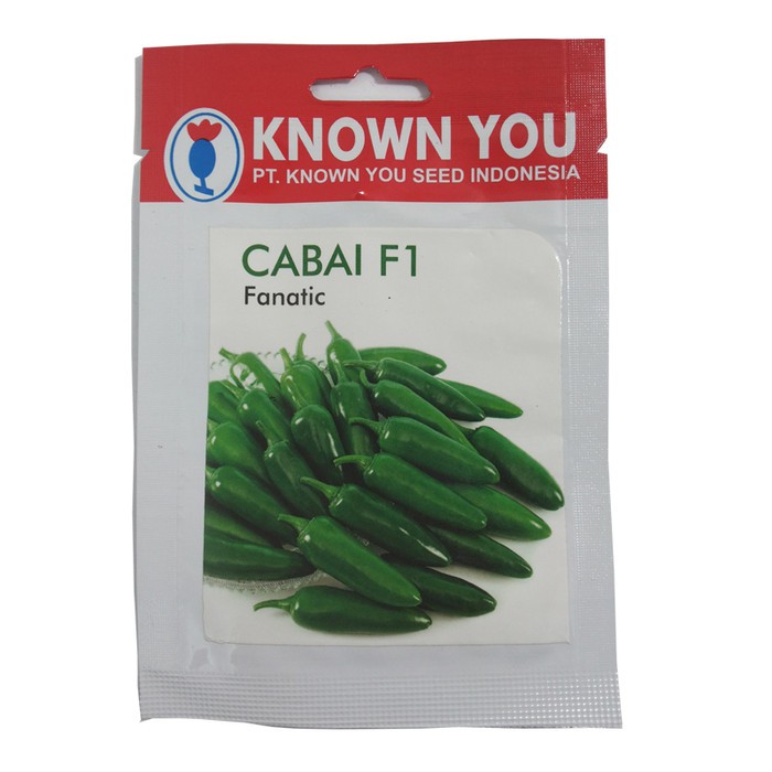 CABAI FANATIC PACK KECIL 25 BIJI Benih Bibit Cabe Jalapeno Hibrida  cabai hijau F1 unggul known you seed