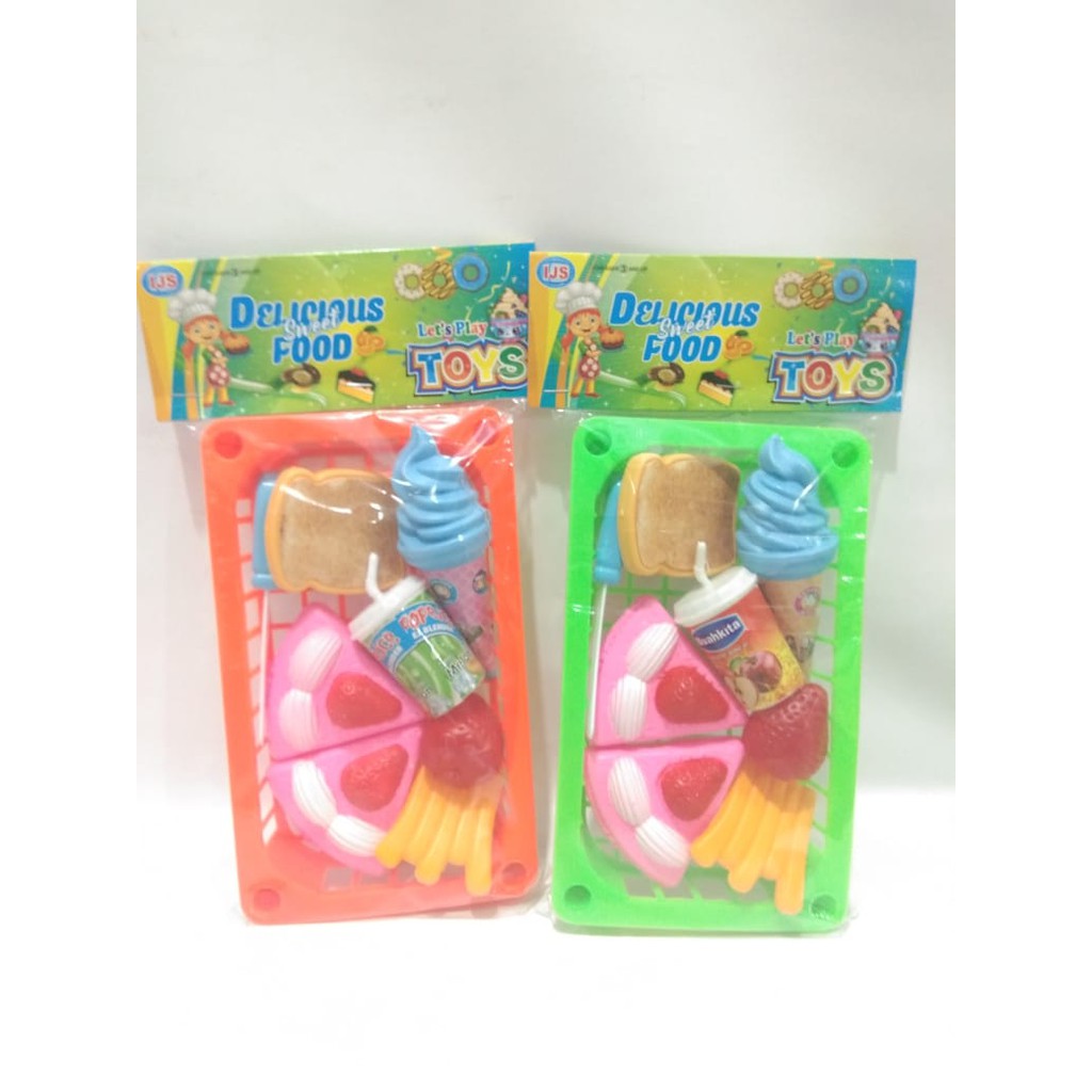 Mainan anak makanan mini tart murah - mainan kue tart - SH1271/ b630