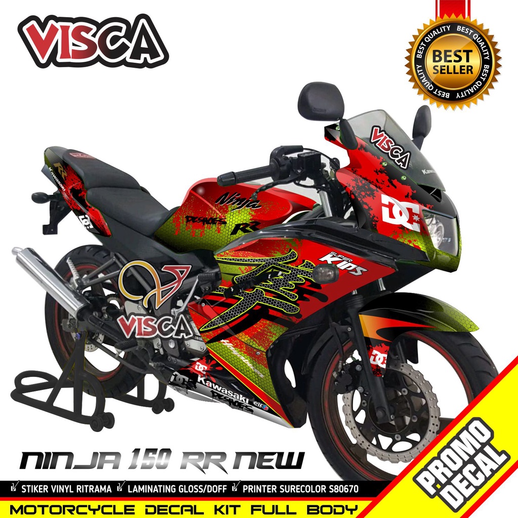 Decal Ninja rr Decal Ninja 150 RR Stiker Ninja Stiker Ninja Rr 150 Hayabusa