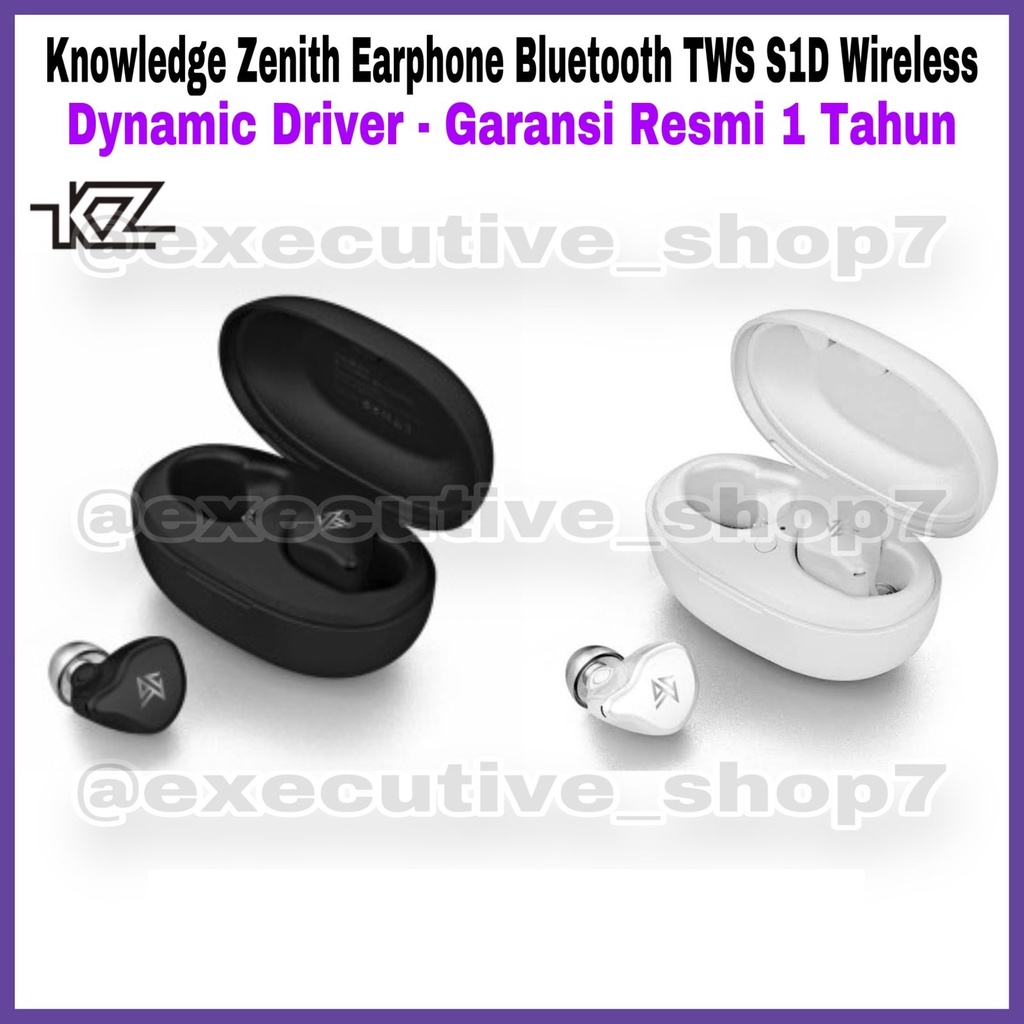 Earphone KZ S1D TWS Headset Earphone Wireless Bluetooth 5.0 Alt S1D - Dynamic 1DD