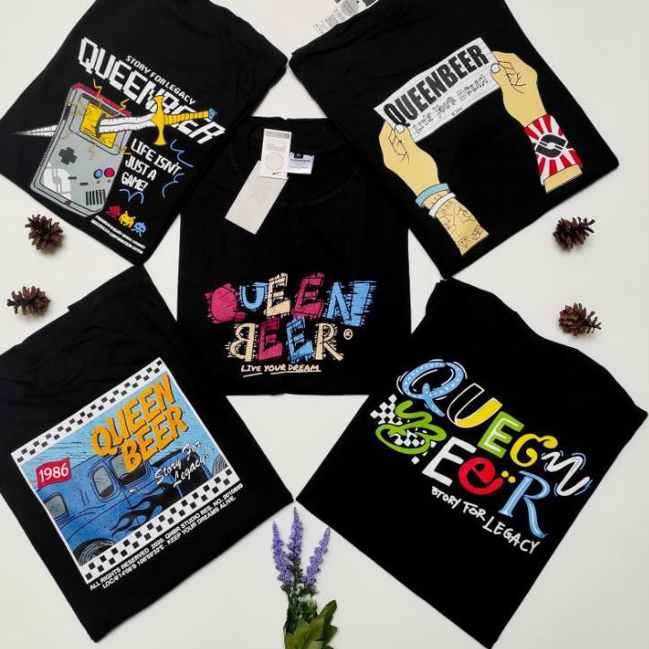 ❂ [] KAOS QUEENBEER MURAH SUPER PREMIUM PRIA WANITA - KAOS QUEEN BEER ➳