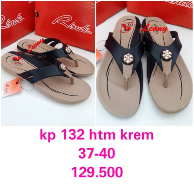 Sandal jepit wanita merk RINDI kp 132 no 37-40