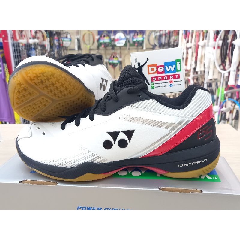 New Sepatu Badminton YONEX SHB65Z3MEX - MEX WHITE RED