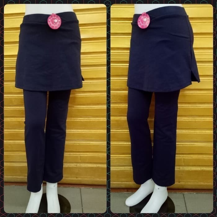 Celana Senam Aerobik Panjang Wanita Model Rok Muslimah