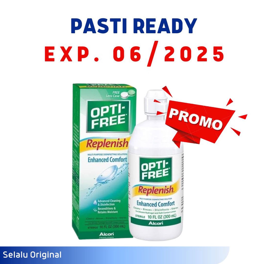 CAIRAN PEMBERSIH SOFTLENS OPTIFREE 300 ML