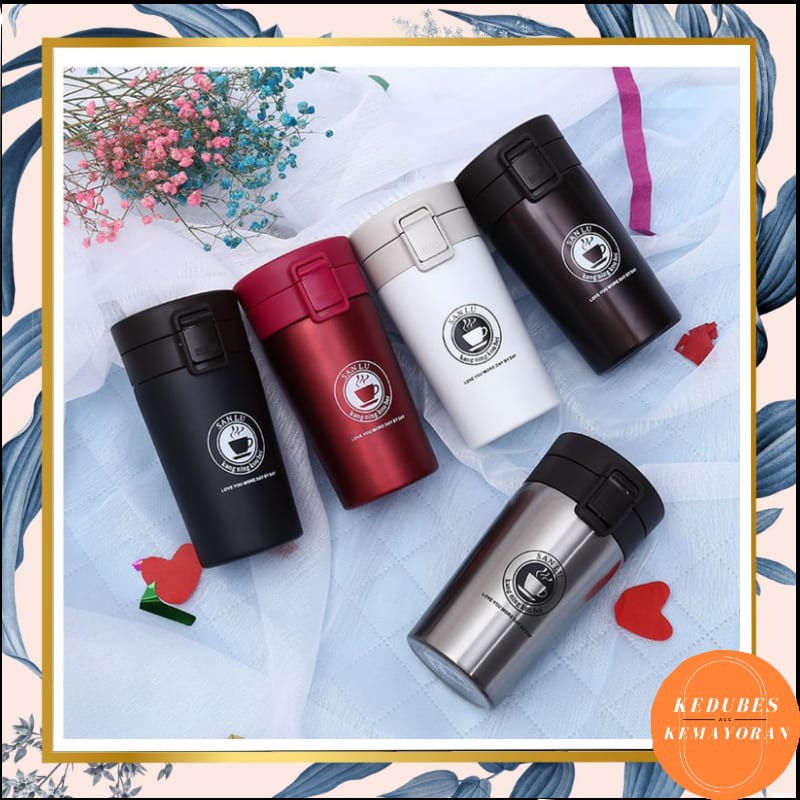 [KK] Termos Kopi Original / Travel Mug Coffe Tahan Air Panas &amp; Dingin Coffee Cup B46 Stainles Steel