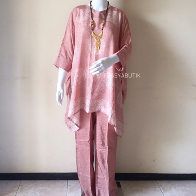 Set Dahayu Kulot Kaftan Batik Viscose Slampad
