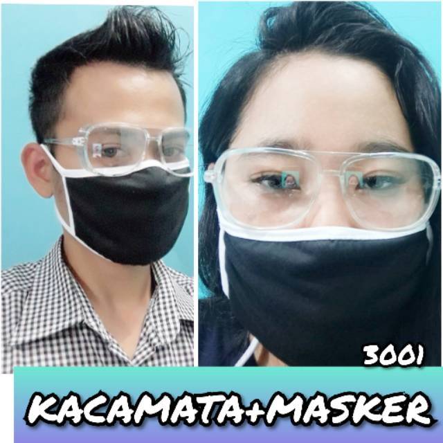 KACAMATA SEFTY /APD VIRUS COVID-19  +FREE MASKER