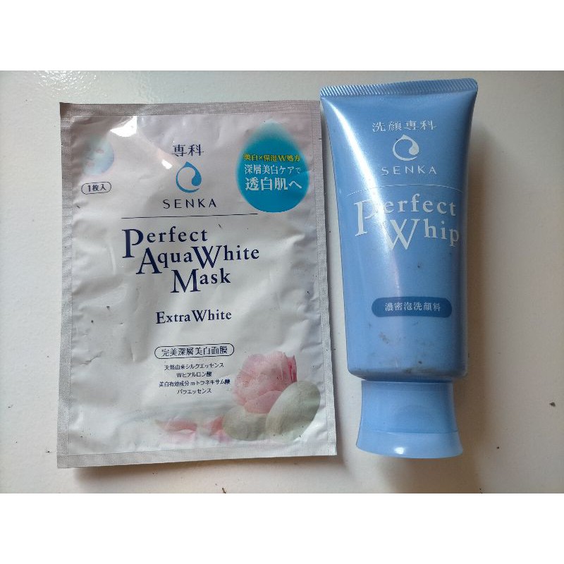 Senka perfect whip & senka perfect white mask