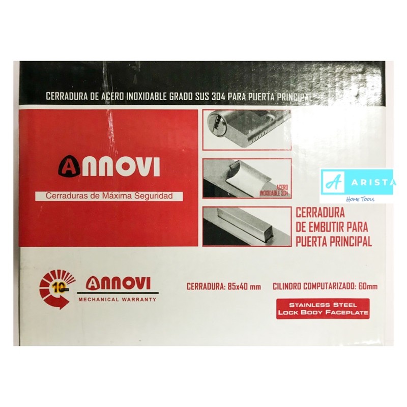 Gagang pintu stainless steel Annovi