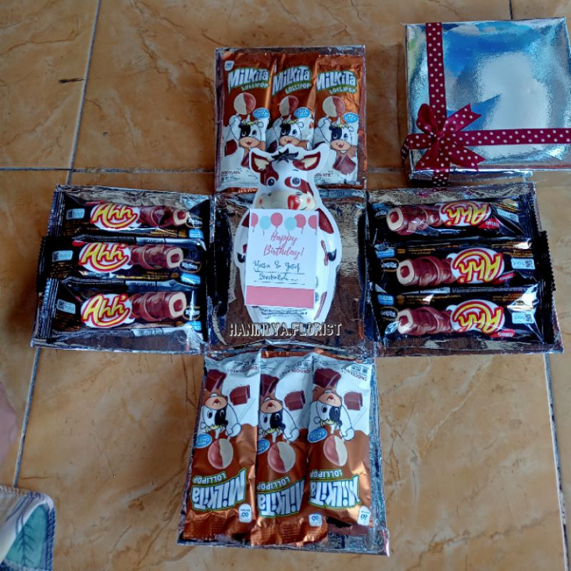 

TERMURAH Explosion Box Snack Kado ultah Kado anniversary Kado wisuda