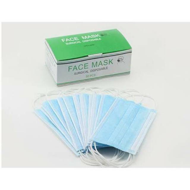 Disposable Mask Earloop 3 Ply Masker Ada Sertifikat keamanan M12