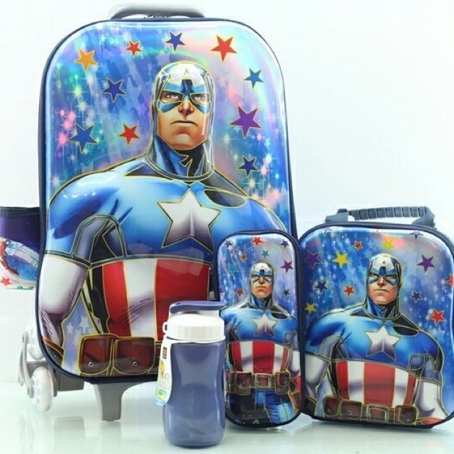 Tas sekolah anak tas paket trolly