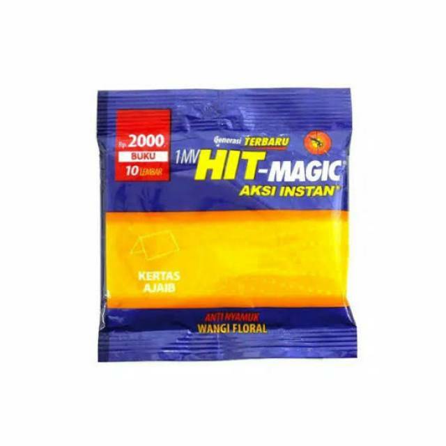 Hit kertas bakar anti nyamuk, hit obat nyamuk bakar kertas isi 10 lembar ya