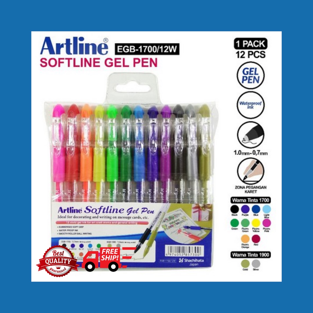

PENA ARTLINE SOFTLINE 12 WARNA EGB-1700 (12)