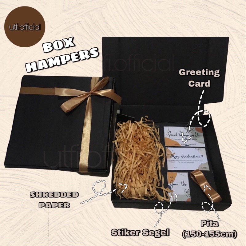 

1 Set Box hampers / kotak kado / gift box hampers / kotak hadiah