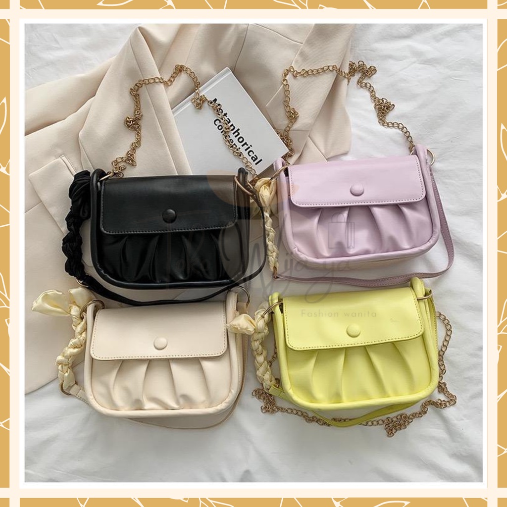 Tas Selempang Yola Wanita Import Kulit