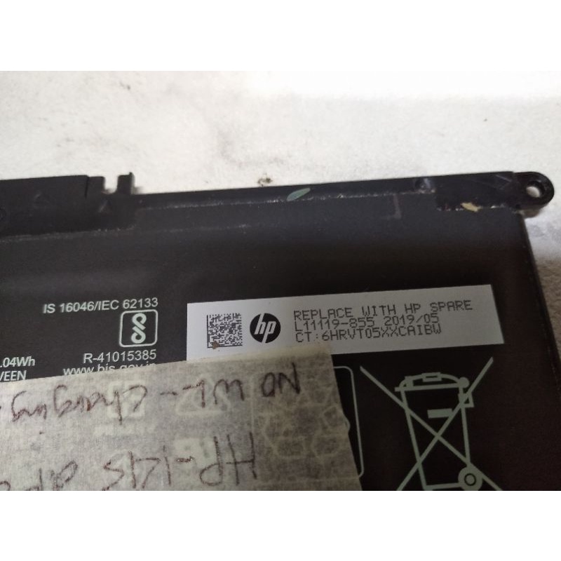 baterai batre laptop hp 14s dk0023au 14sdk0023au