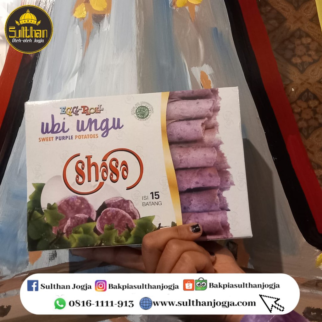 

Egg Roll Ubi Ungu