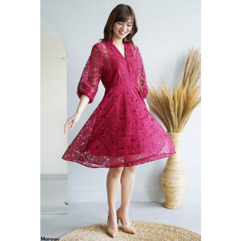 Midi Dress brukat malika