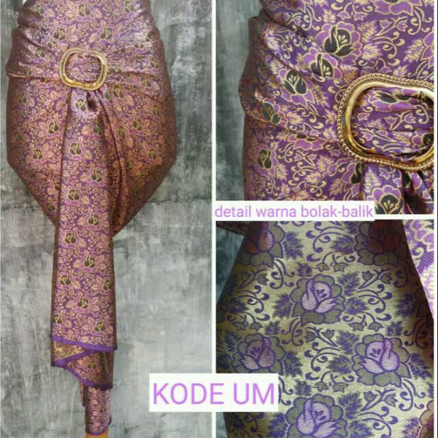 Rok lilit kain songket - kebaya modern - baju pengantin RK LLT