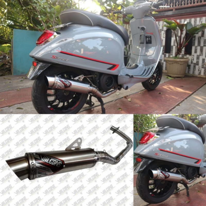knalpot racing vespa matic valcons