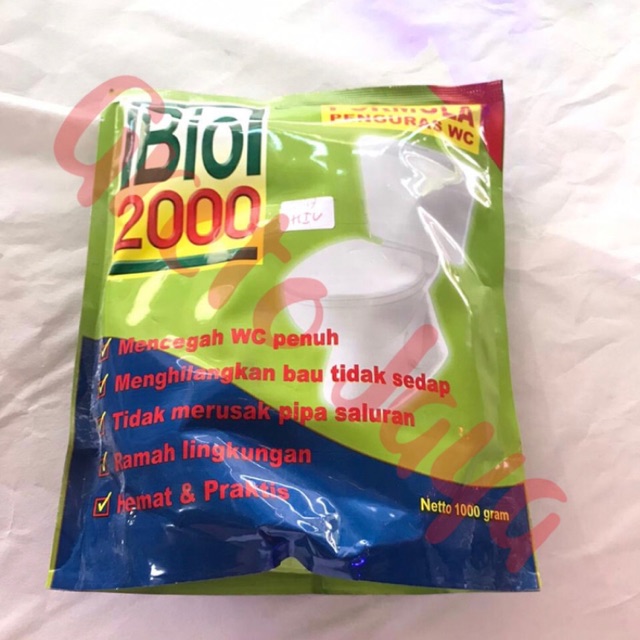 ( 1 Kg ) Bio 2000 Anti Sumbat Penguras Kuras WC Toilet Septictank Mampet 1kg Sepiteng Septic Tank Bi