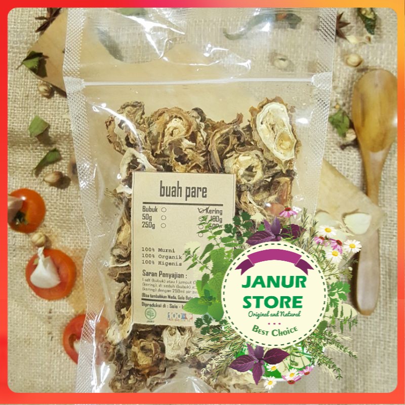 

GRADE A - BUAH PARE KERING 1Kg - Momordica Charantia - MURNI