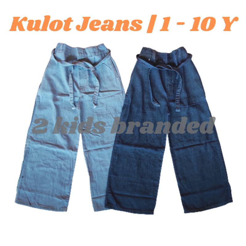 Kulot Anak Jeans Panjang Perempuan 1-10 Thn