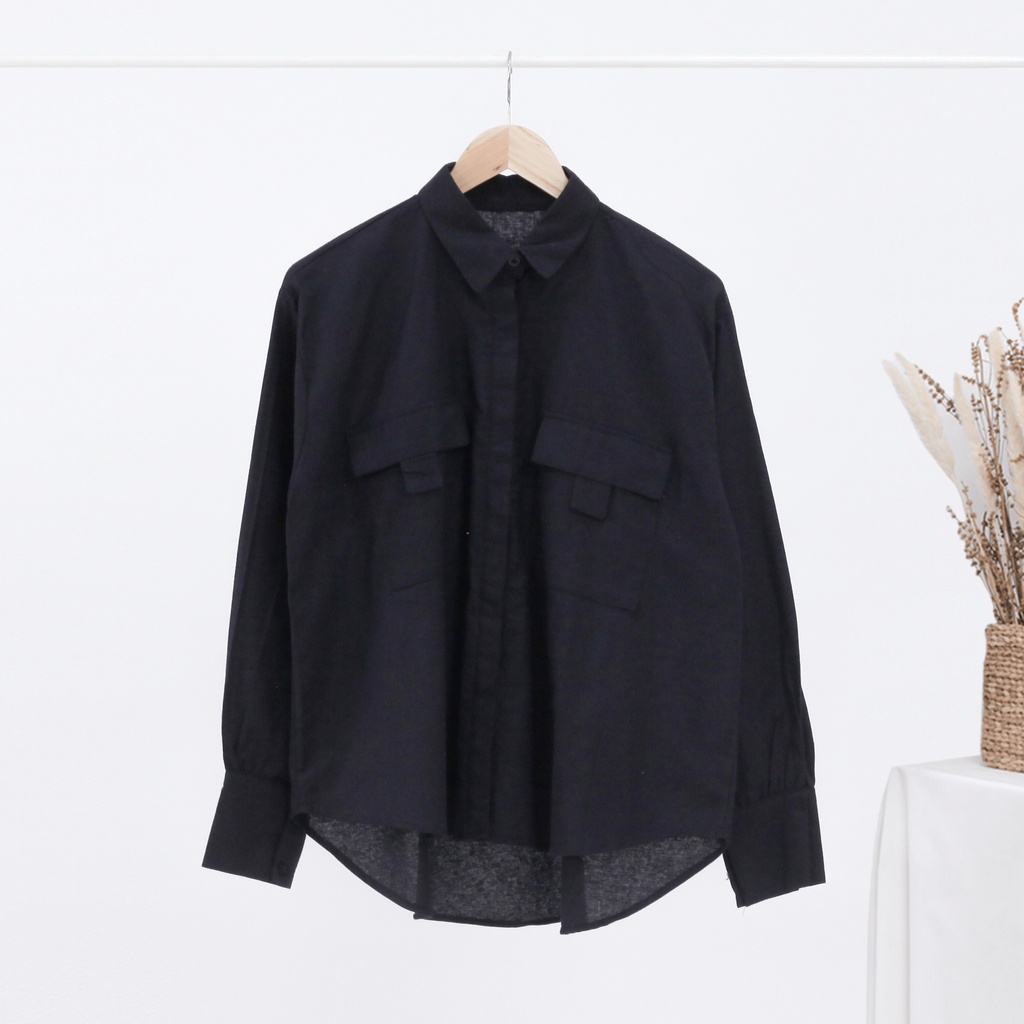 Kemeja Wanita Rami Livia-Black