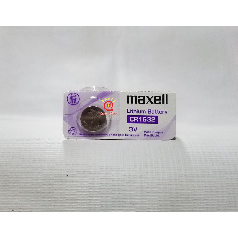 Baterai Jam CR1632 Maxell 3V / Lithium Battery Remote CR1632 Maxell