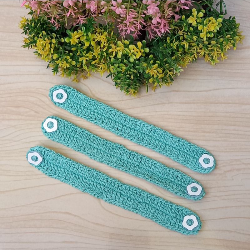 Konektor masker rajut/tali masker/pengait masker/penghubung tali masker rajut/strap