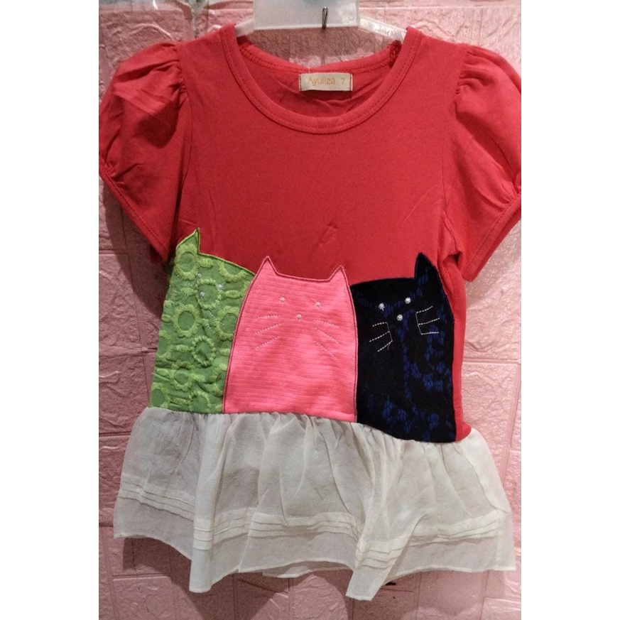 Dress anak perempuan usia 1/ 2 / 3 tahun