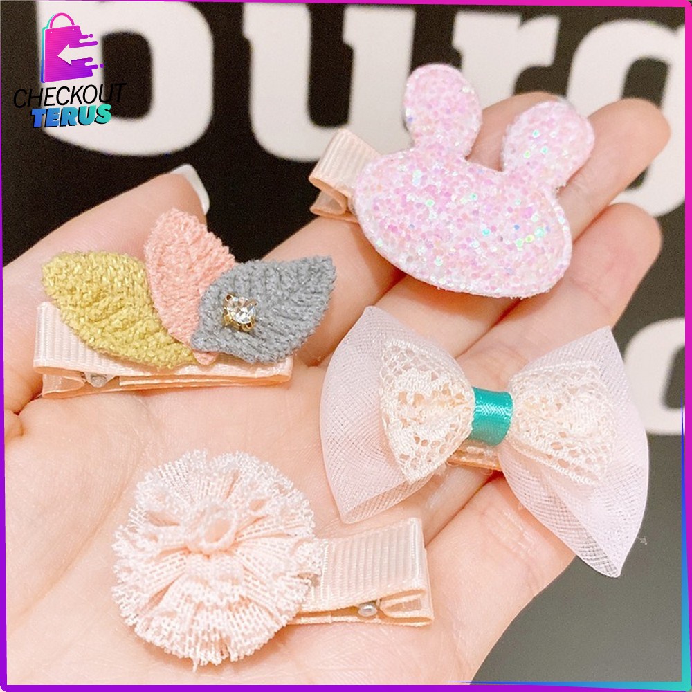 CT C340 C342 Jepit Rambut Anak Lucu Set 10IN1 Jepitan Rambut Anak Perempuan Baby Hair Clips Korean Fashion Acsessoris