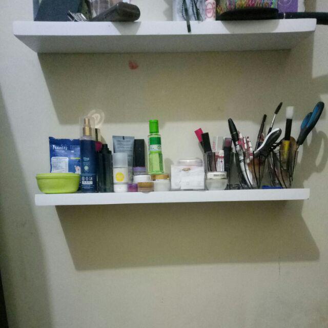 Rak Dinding Minimalis Uk 60cmx13cm Rak Hambalan 2 Pcs Rak Serbaguna Decorasi Dapur Serbaguna