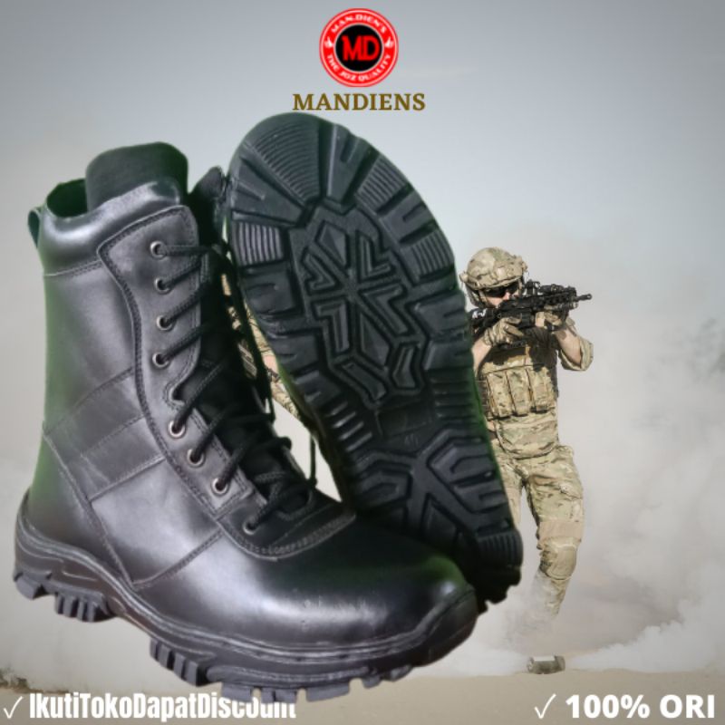 Mandiens - Sepatu Pdl Model Jatah TNI POLRI Model Boot PDL TNI.S