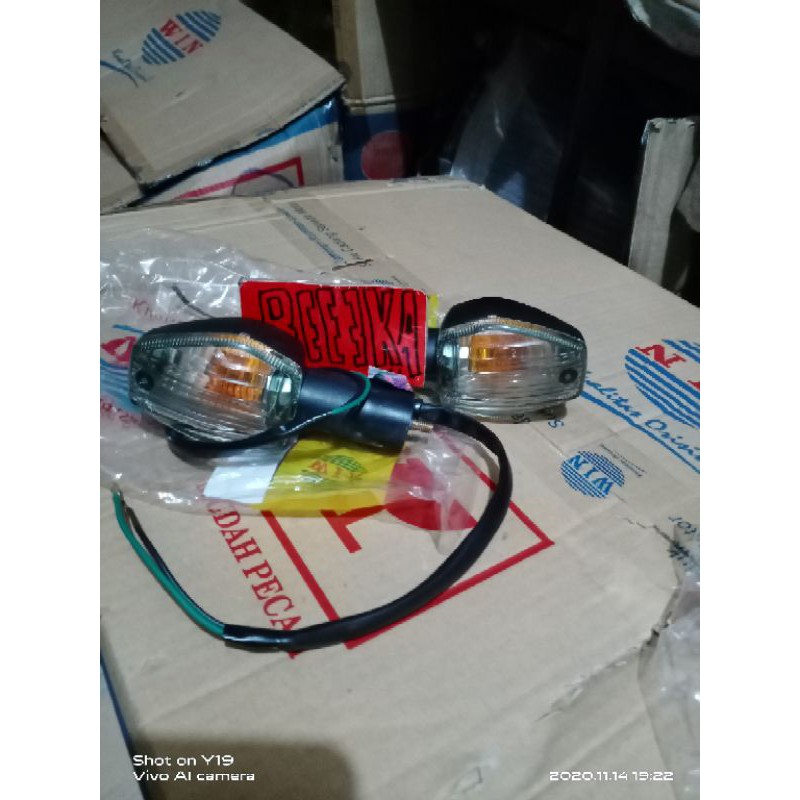 SEIN ASSY KACA MIKA FITING BOHLAM SEN DEPAN BELAKANG KIRI KANAN HONDA TIGER REVO WINPRODUCK