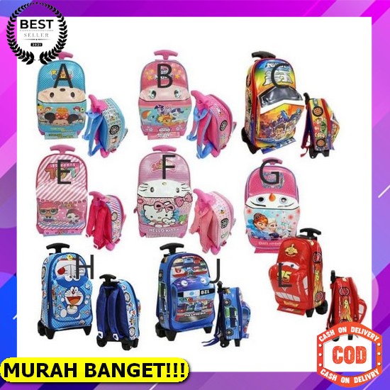 Tas Koper Sekolah Premium Terbaru Simple Kekinian Import Bagus Keren Anak Trendy Tas Anak Perempuan 