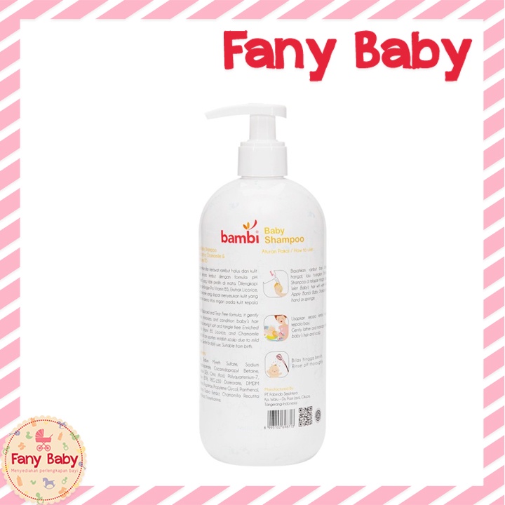 BAMBI BABY SHAMPOO PUMP 500ML