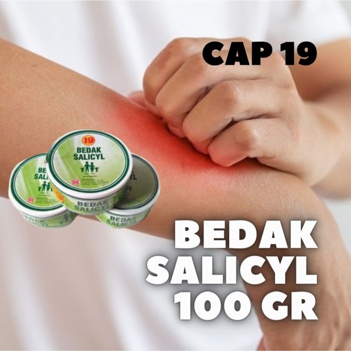 Bedak Salicyl 100gr Kemasan Pot Cap19