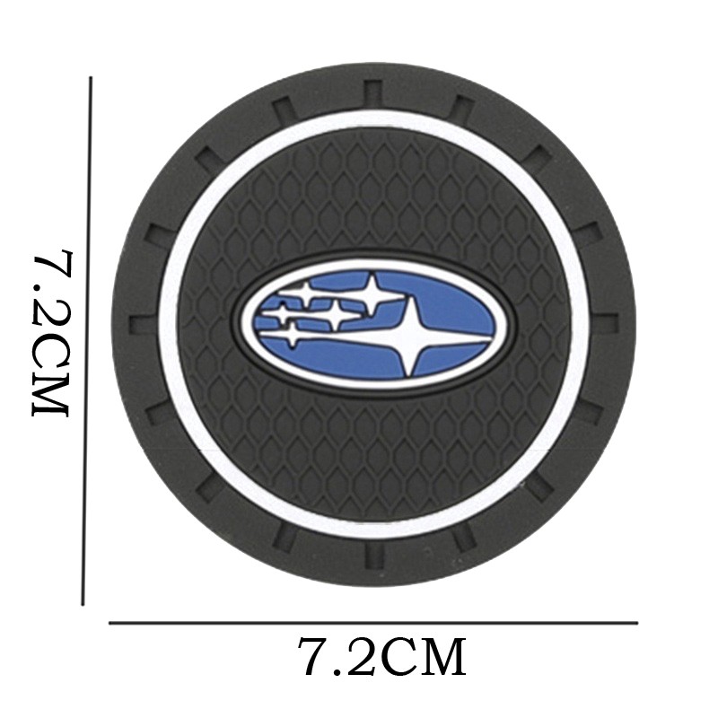 2 Pcs Mobil Coaster Cangkir Air Botol Pemegang Anti-Slip Pad Mat Silica Gel untuk Dekorasi Interior Mobil Styling Aksesoris For Volkswagen VW Polo golf Vento Passat Tiguan