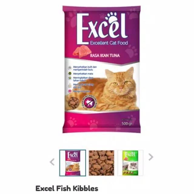 Excel Mother and Kitten 500gr Makanan kucing murah excel 500gr ikan tuna excel Mother &amp; kitten 500gr / no pork / makanan kucing halal / tanpa babi