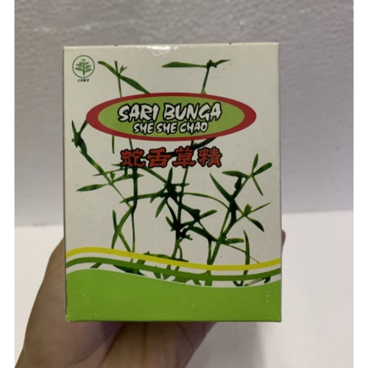 

Sari bunga she she chao panas dalam sariawan