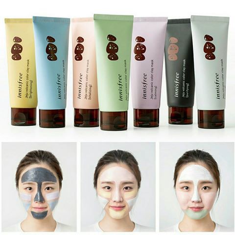 Original Innisfree Jeju Volcanic Color Clay Mask Masker Wajah Korea Skincare Shopee Indonesia